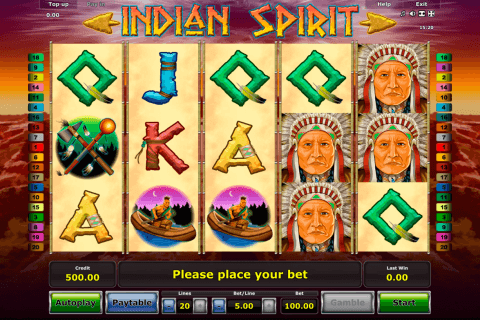 indian spirit novomatic tragamonedas gratis