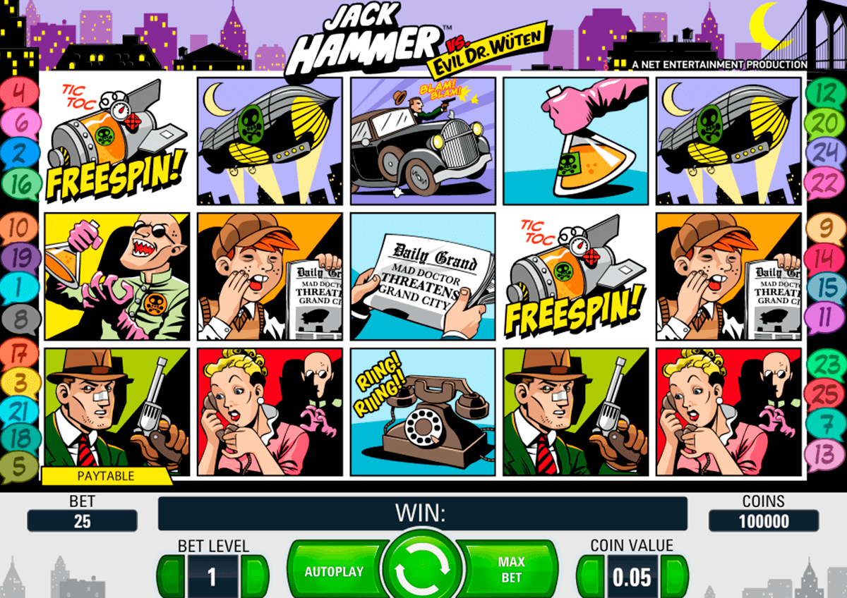 jack hammer netent tragamonedas gratis