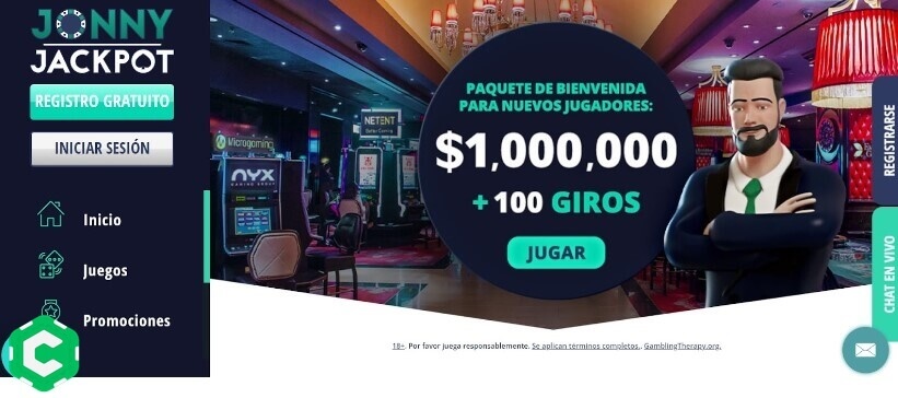 jonny jackpot entrar paso