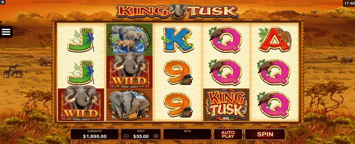 king tusk microgaming tragamonedas gratis