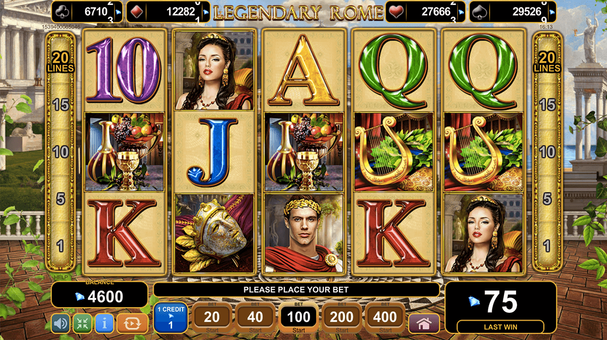 legendary rome egt tragamonedas gratis