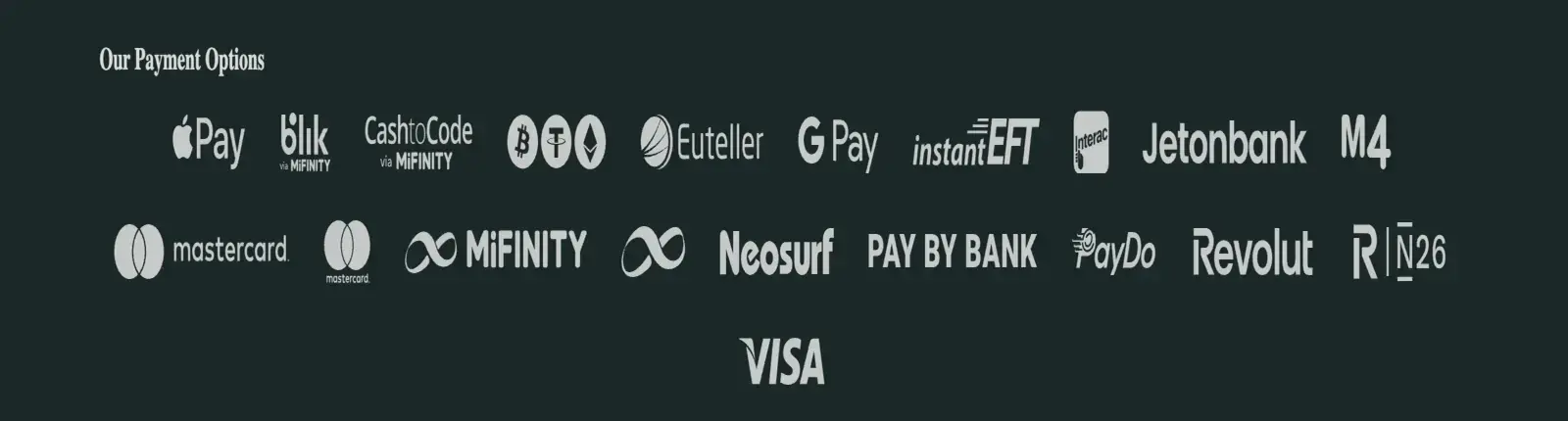 Lemon Casino Payment Methods