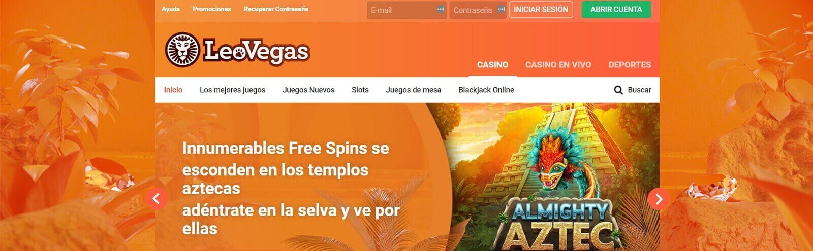 Leo Vegas Casino en Chile para jugar en pesos chilenos