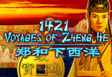 logo  voyages of zheng he igt