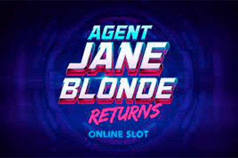 logo agent jane blonde returns microgaming