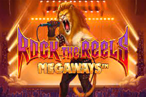 logo rock the reels megaways iron dog