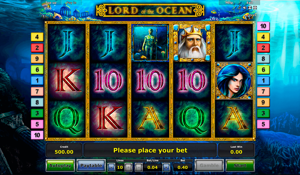 lord of the ocean novomatic tragamonedas gratis