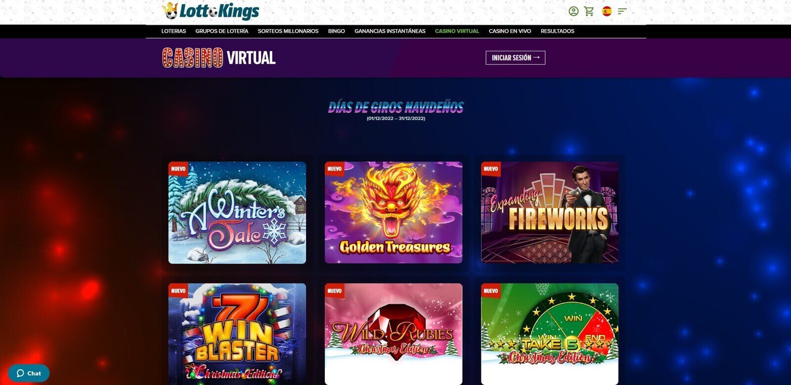 Tragaperras de LottoKings Casino online en Latinoamérica