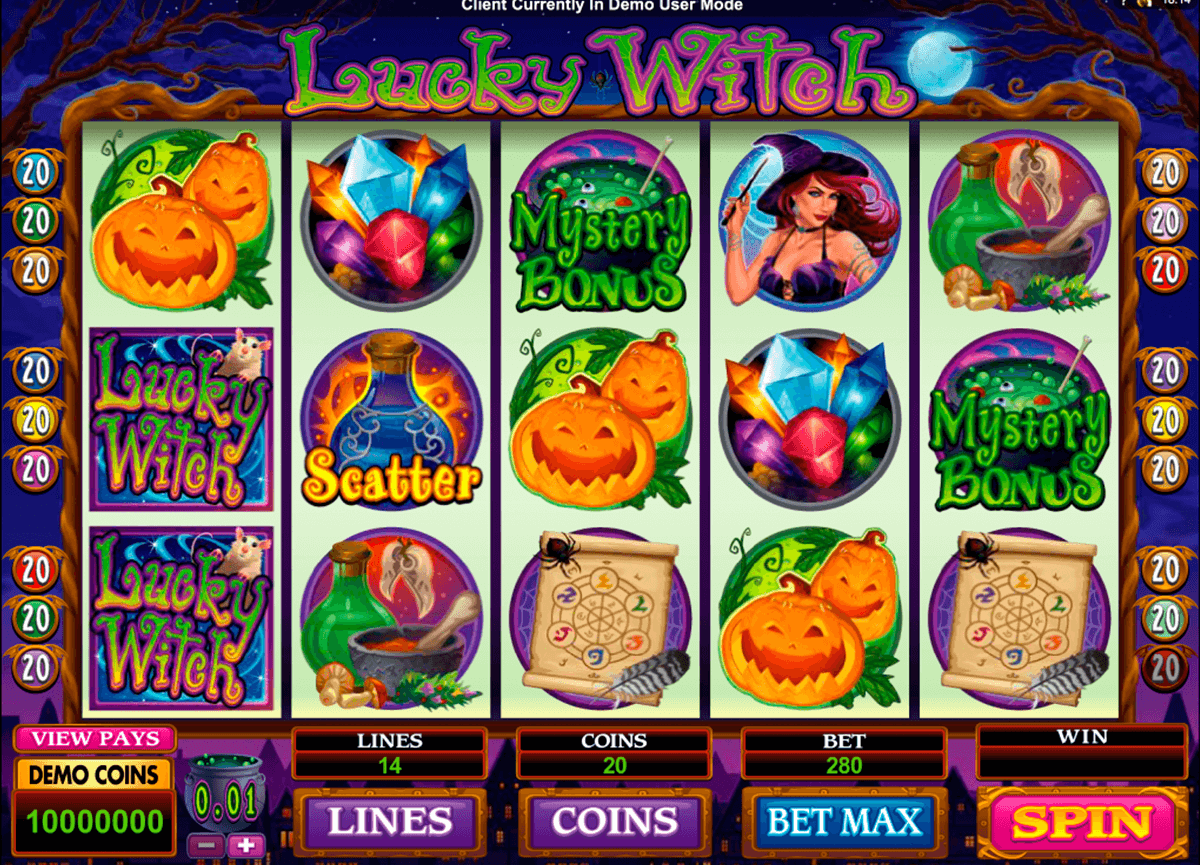 lucky witch microgaming tragamonedas gratis