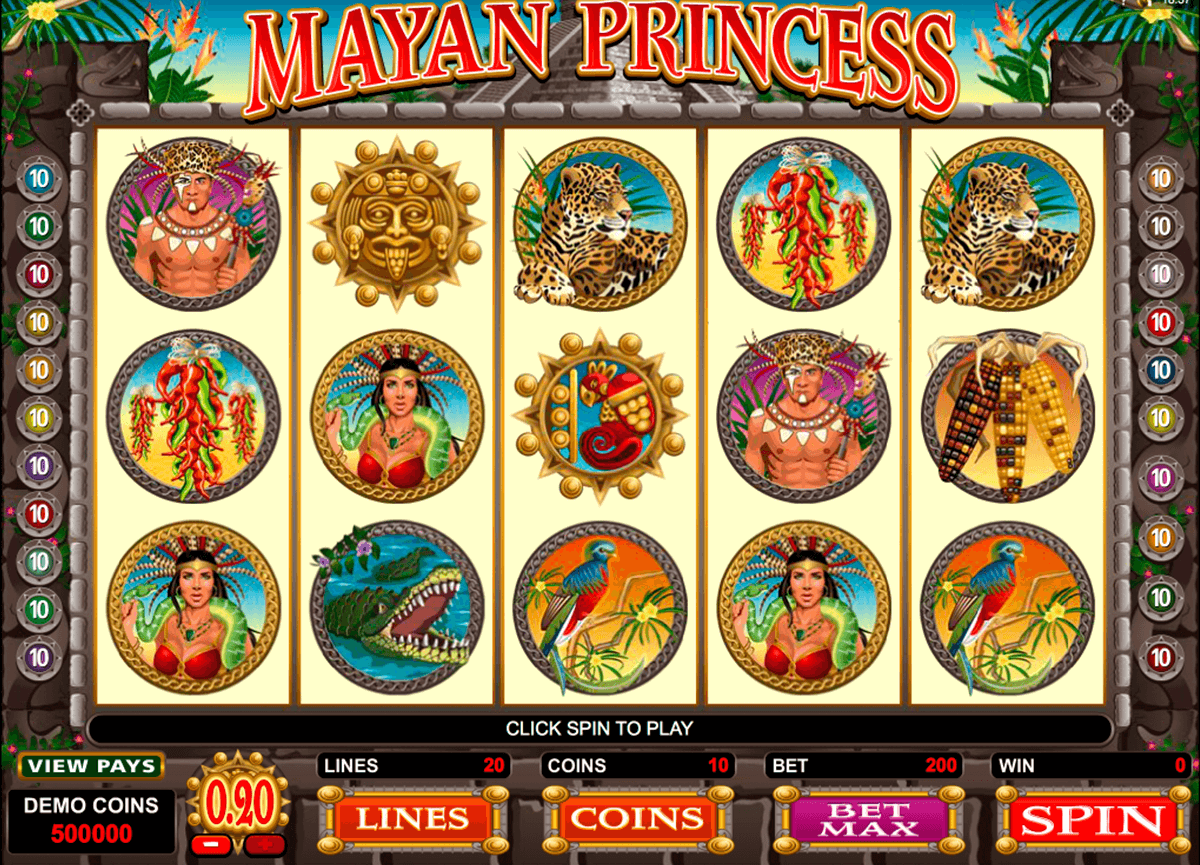 mayan princess microgaming tragamonedas gratis