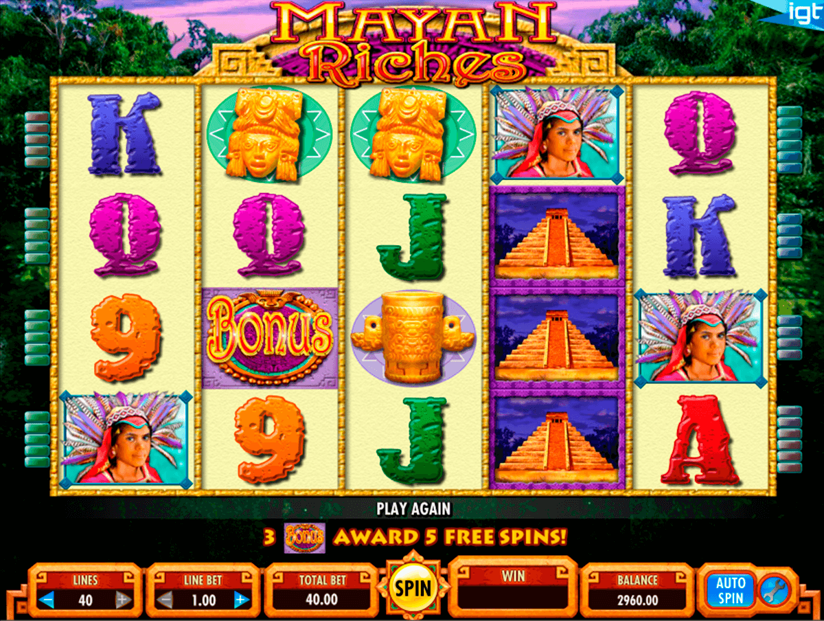 mayan riches igt tragamonedas gratis