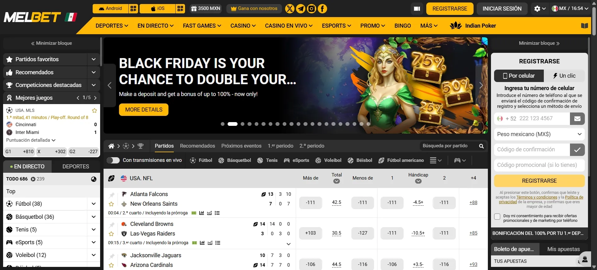 MelBet black friday bonus