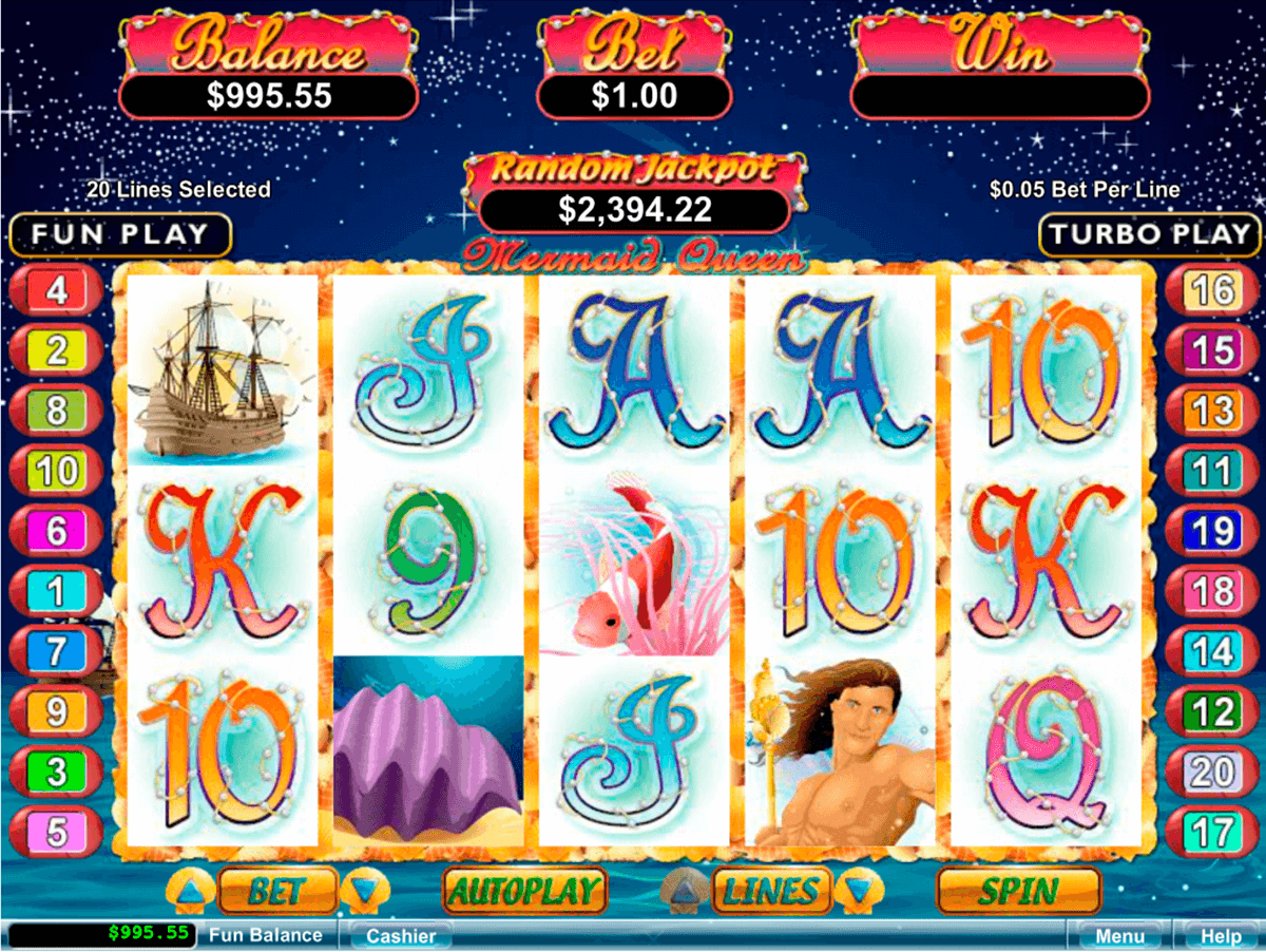 mermaid queen rtg tragamonedas gratis