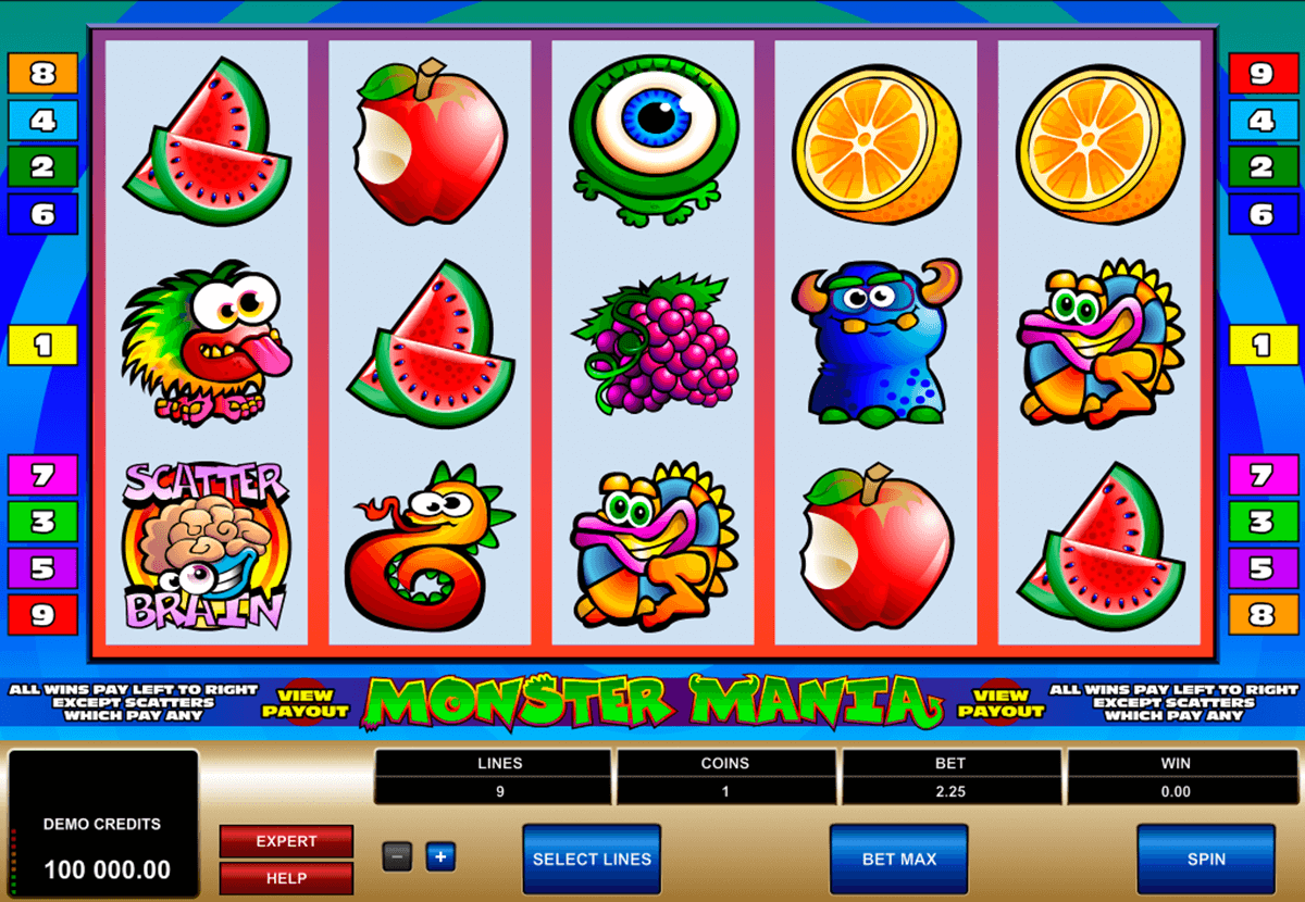 monster mania microgaming tragamonedas gratis