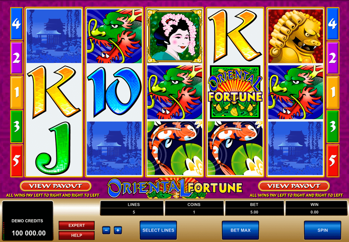 oriental fortune microgaming tragamonedas gratis