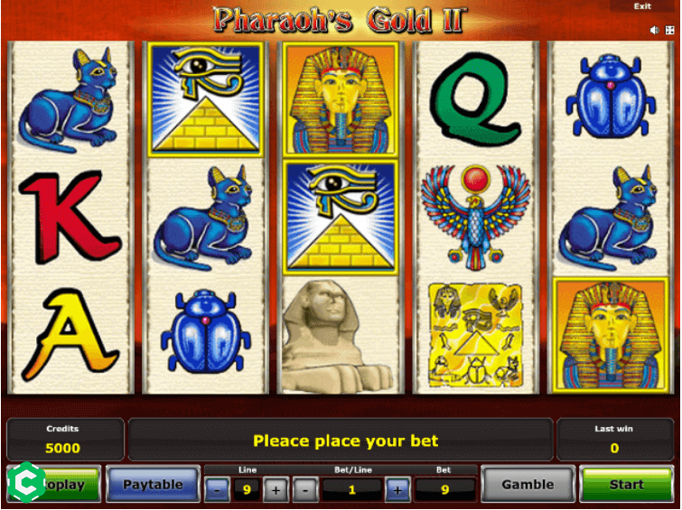 Tragamonedas Pharaoh's Gold II