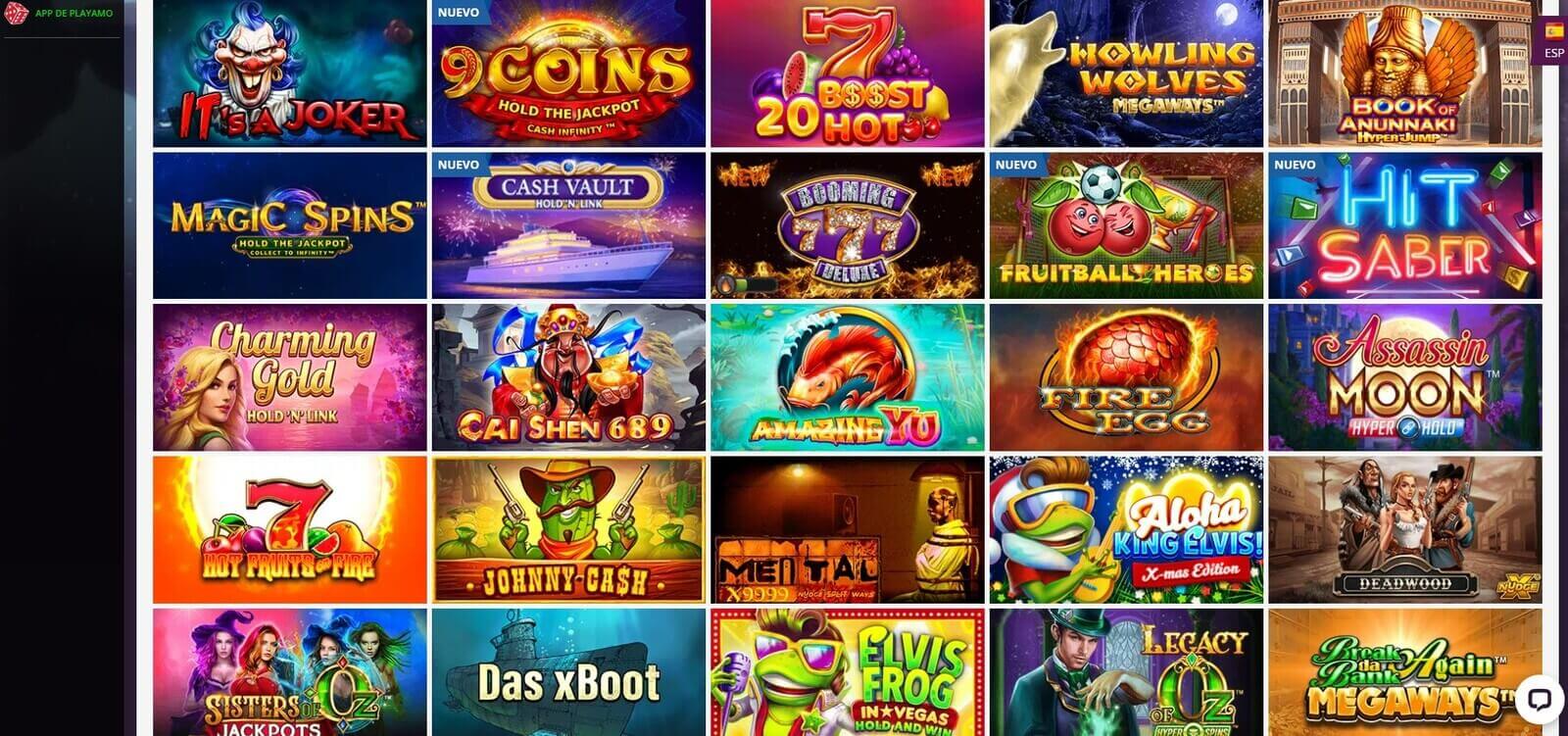 Tragaperras de PlayAmo Casino online en América Latina