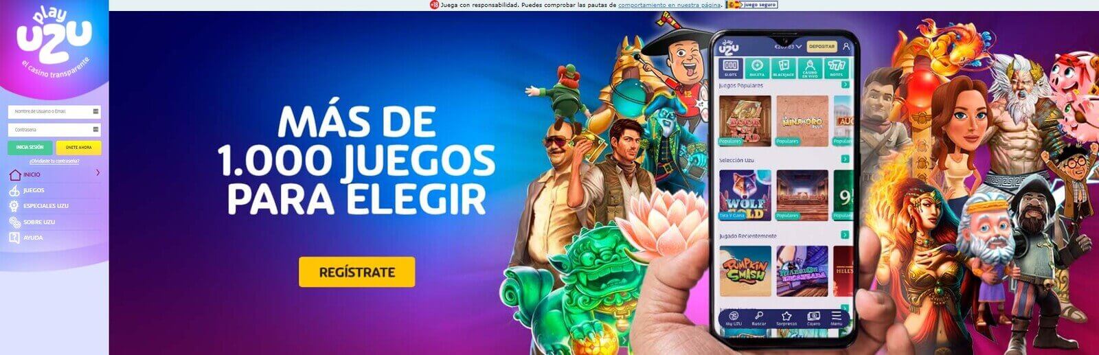 PlayUzu Casino en línea en Perú