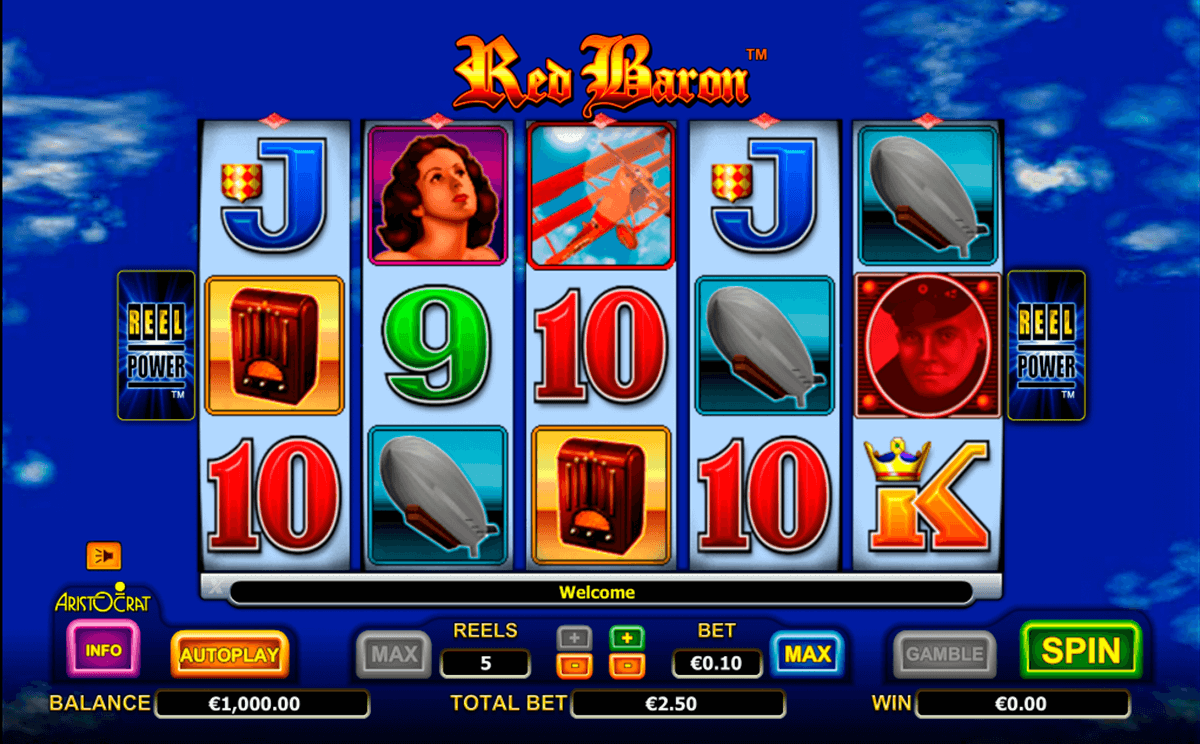 red baron aristocrat tragamonedas gratis