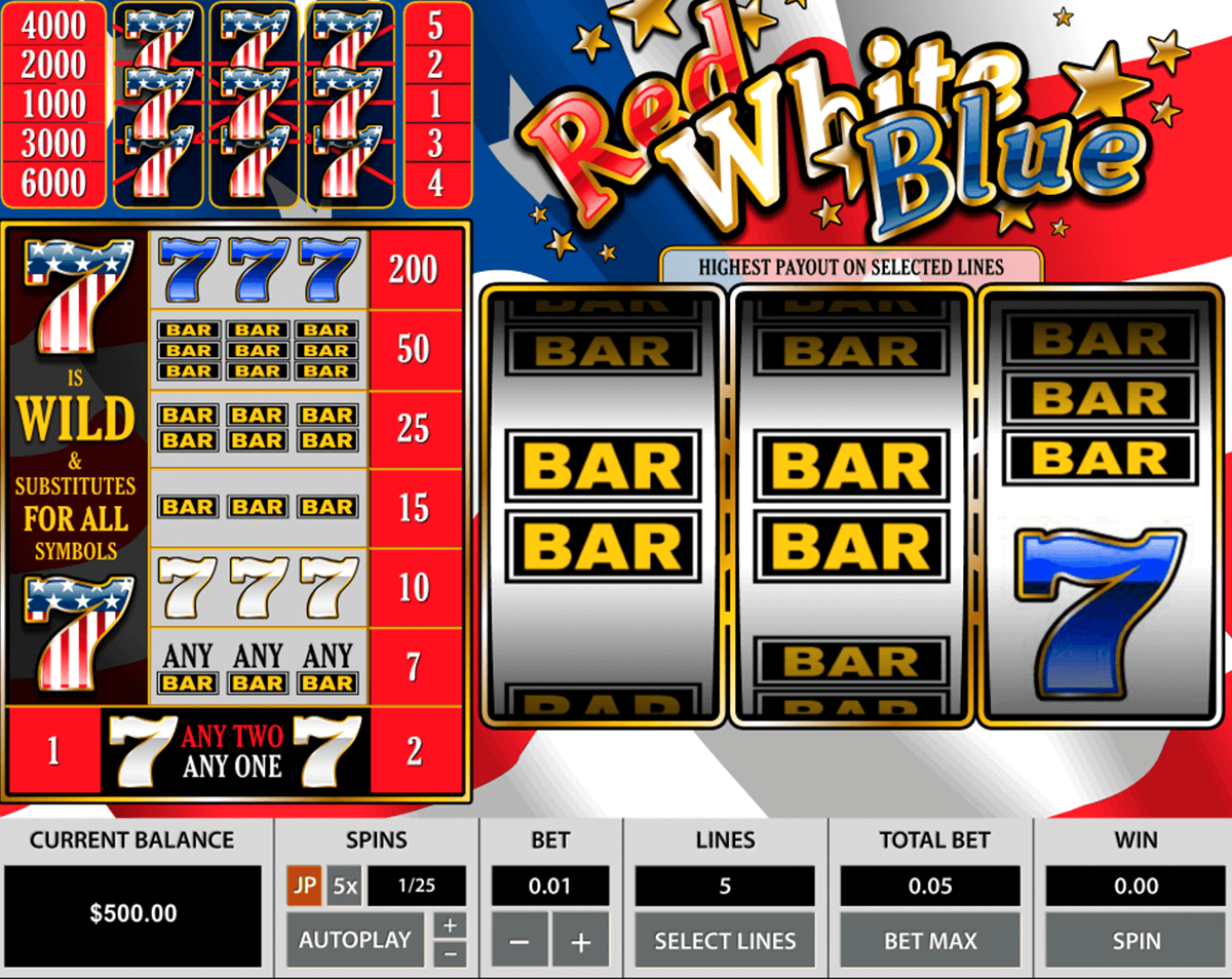 red white blue pragmatic tragamonedas gratis