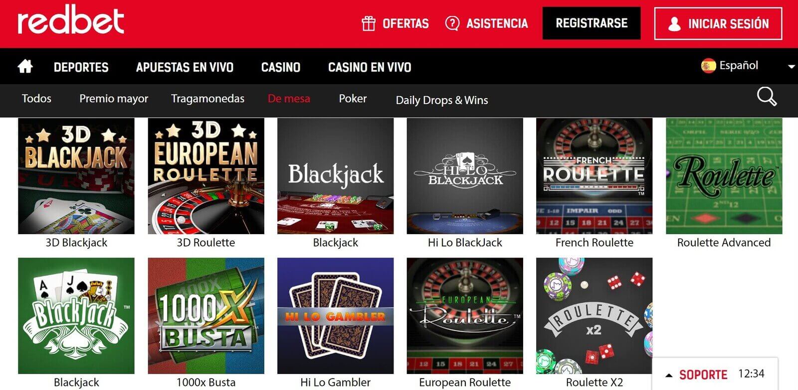 Juegos de RedBet Casino online en Latinoamérica