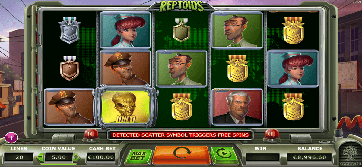 reptoids yggdrasil tragamonedas gratis