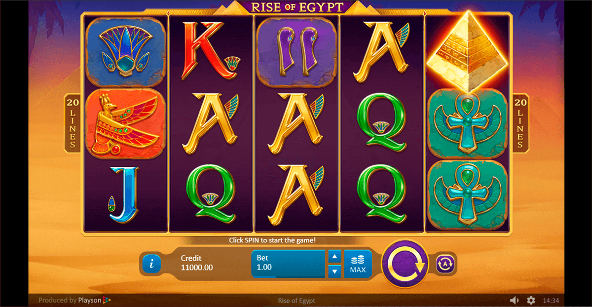 rise of egypt playson tragamonedas gratis