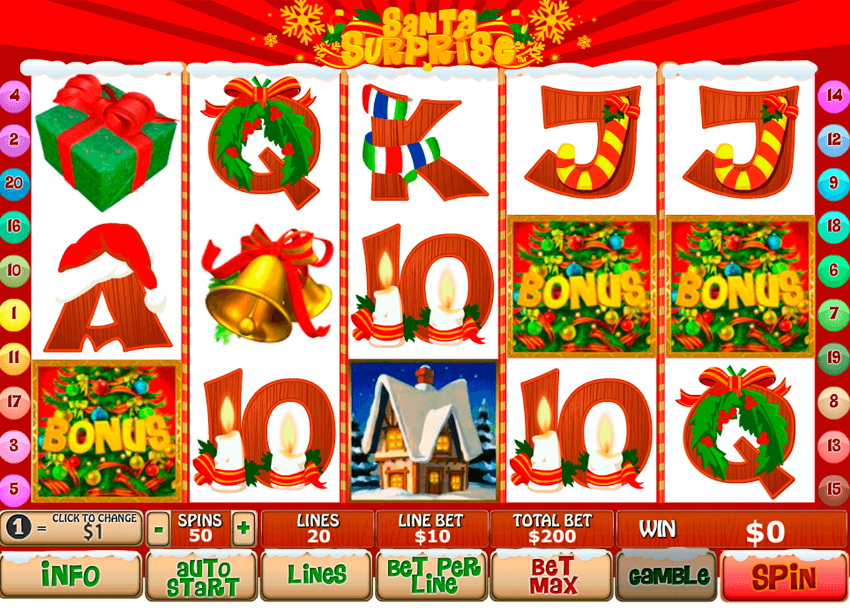 santa surprise playtech tragamonedas gratis