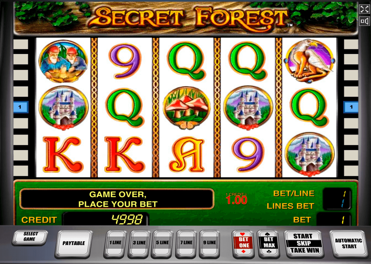secret forest novomatic tragamonedas gratis