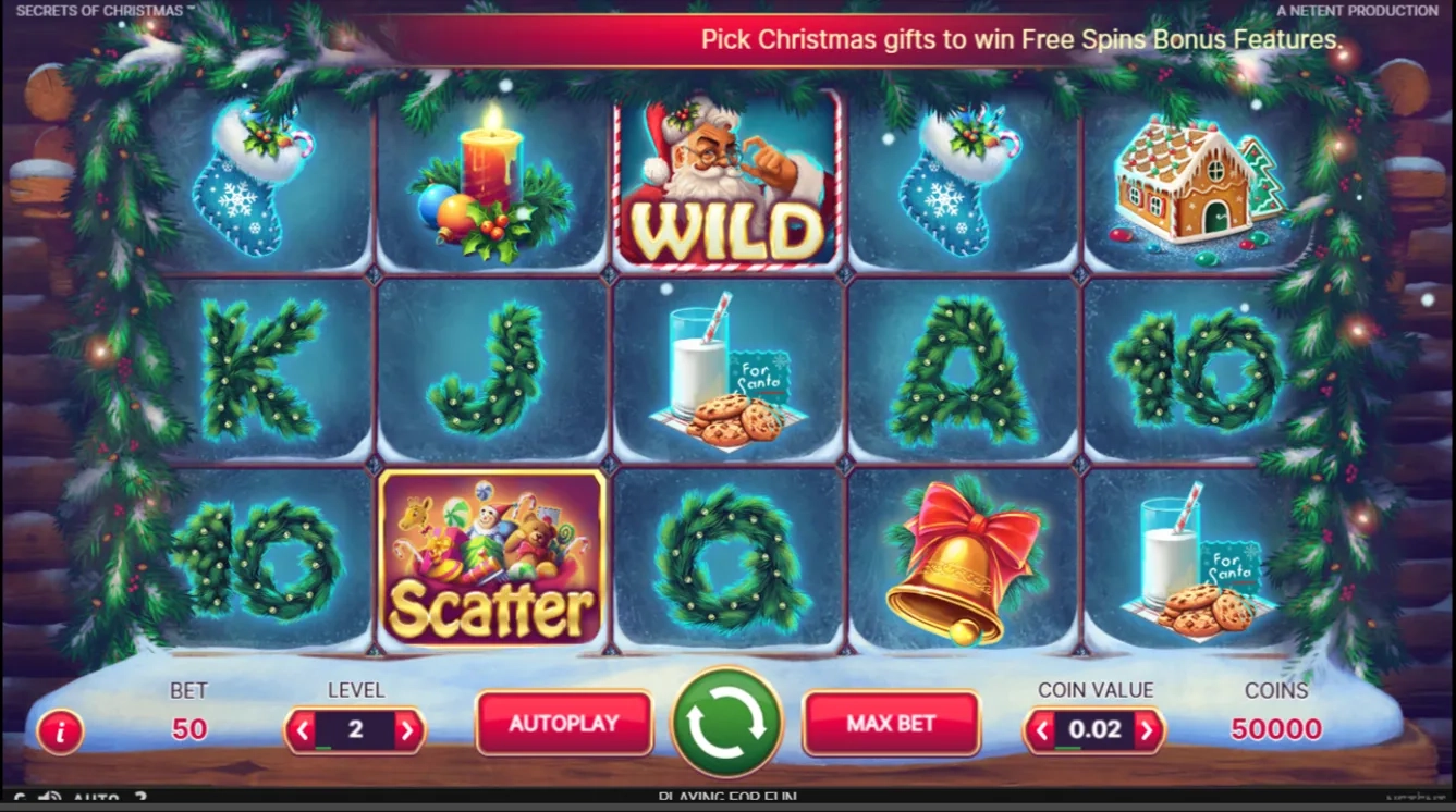 secrets of christmas slot