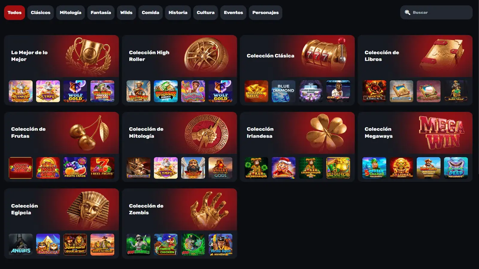 Selecci&oacute;n de juegos de casino Red Racer en Latinoam&eacute;rica