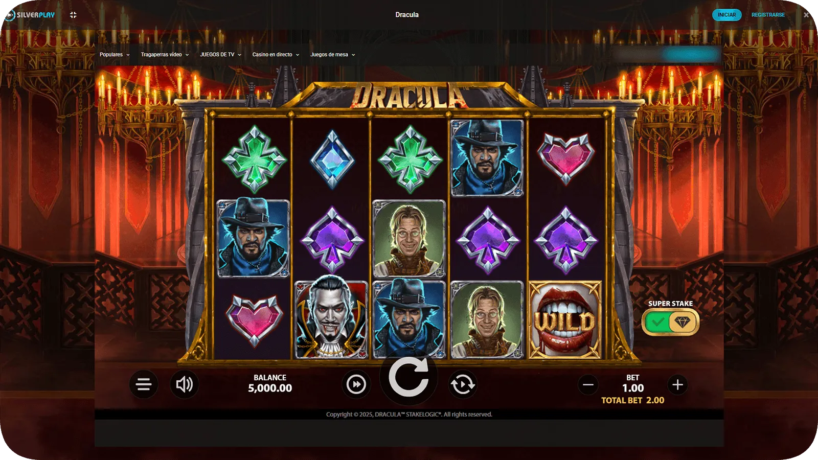 silverplay casino halloween bonus slot dracula