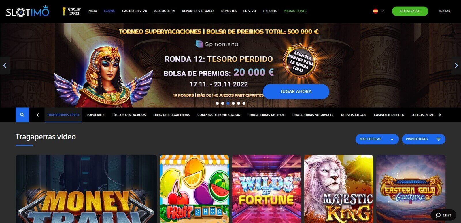 Tragamonedas de Slotimo Casino online en Latinoamérica