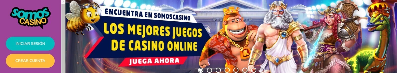 Página web de Somos Casino