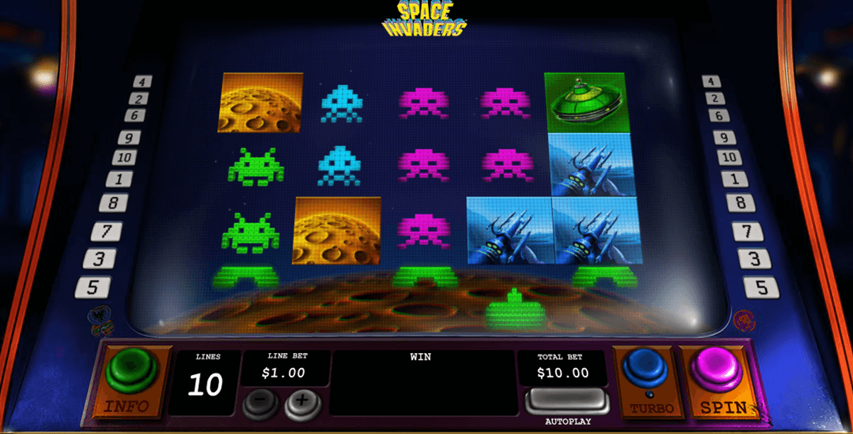 space invaders playtech tragamonedas gratis