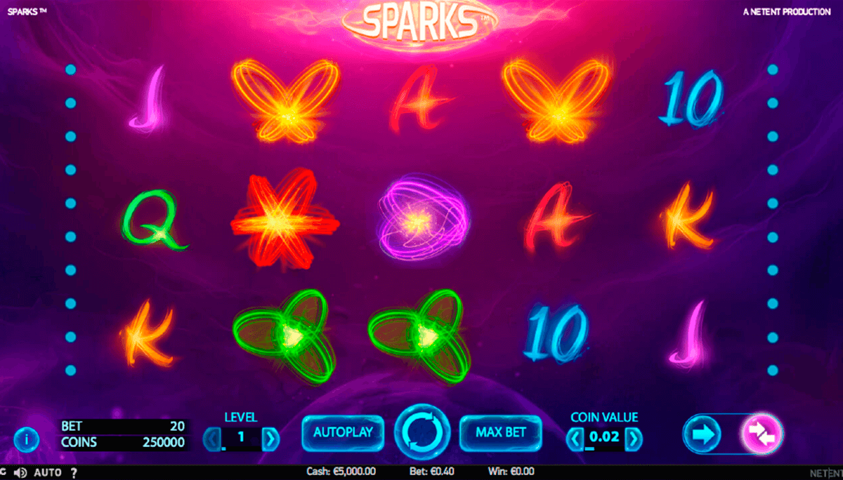 sparks netent tragamonedas gratis