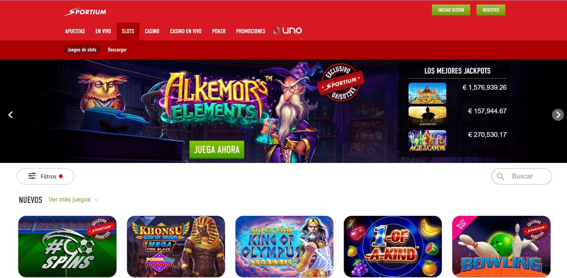 sportium casino sitio web