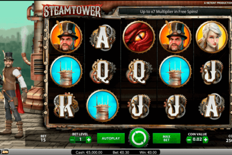 steam tower netent tragamonedas gratis
