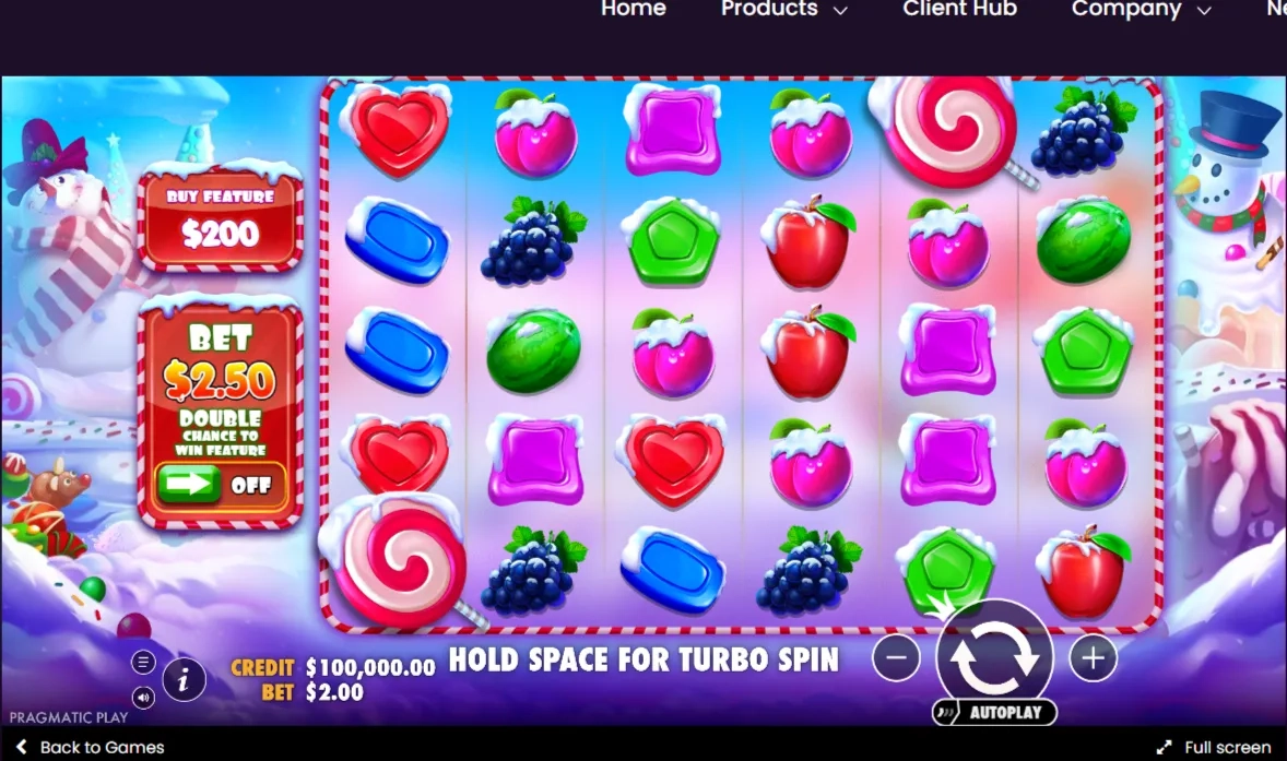 sweet bonanza xmas slot