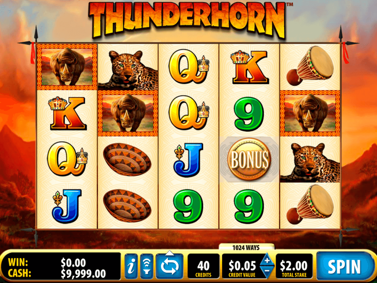 thunderhorn bally tragamonedas gratis