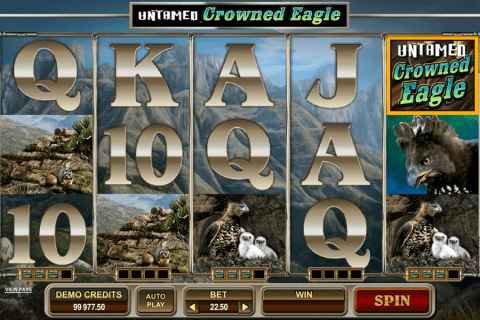 untamed crowned eagle microgaming tragamonedas gratis