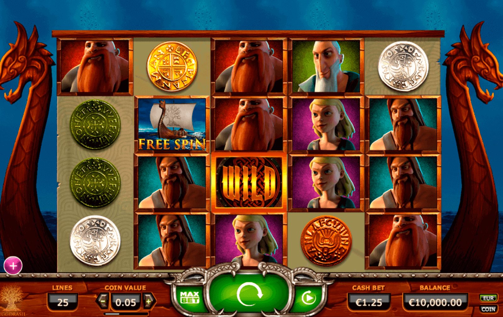 Tragamonedas gratis Vikings Go Wild de Yggdrasil Gaming