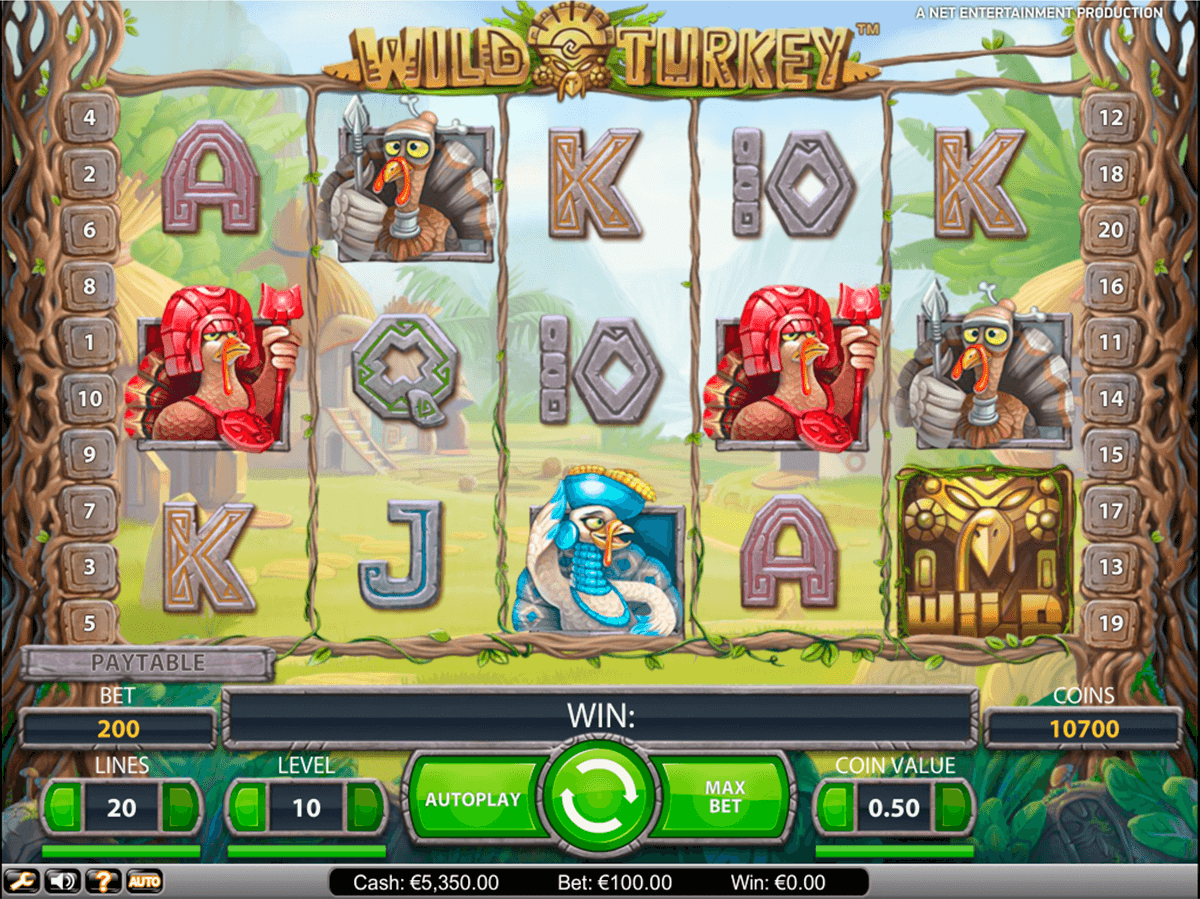 wild turkey netent tragamonedas gratis